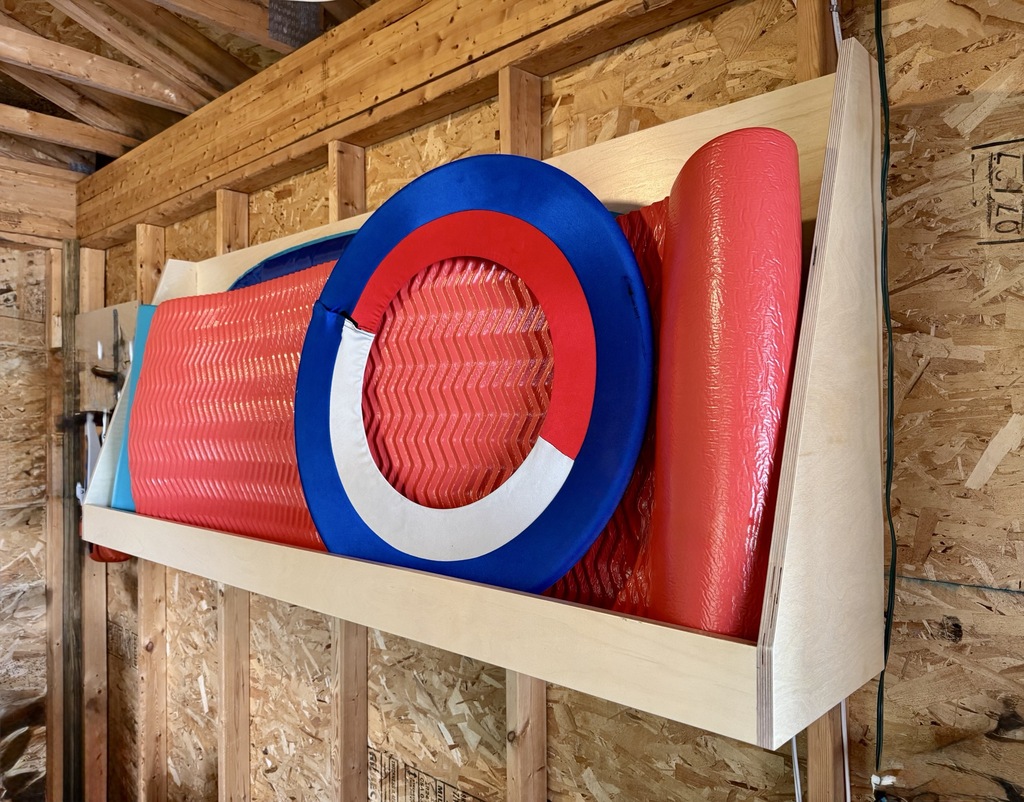 Pool Mat Shelf